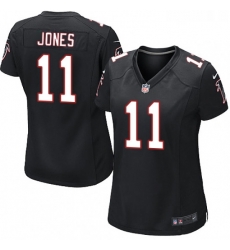 Womens Nike Atlanta Falcons 11 Julio Jones Game Black Alternate NFL Jersey Womens Nike Atlanta Falcons 11 Julio Jones Game Black Alternate NFL Jersey