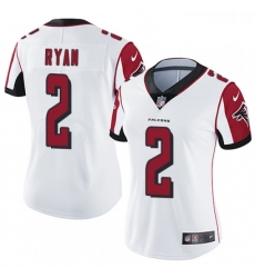Womens Nike Atlanta Falcons 2 Matt Ryan White Vapor Untouchable Limited Player NFL Jersey Womens Nike Atlanta Falcons 2 Matt Ryan White Vapor Untouchable Limited Player NFL Jersey