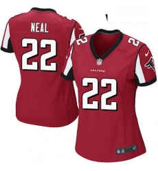 Womens Nike Atlanta Falcons 22 Keanu Neal Game Red Team Color NFL Jersey Womens Nike Atlanta Falcons 22 Keanu Neal Game Red Team Color NFL Jersey