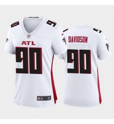 women marlon davidson atlanta falcons white game jersey women marlon davidson atlanta falcons white game jersey