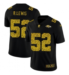Baltimore Ravens 52 Ray Lewis Men Nike Leopard Print Fashion Vapor Limited NFL Jersey Black Baltimore Ravens 52 Ray Lewis Men Nike Leopard Print Fashion Vapor Limited NFL Jersey Black