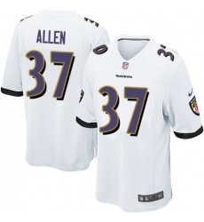 Men Nike Javorius Allen Baltimore Ravens Game White Jersey Men Nike Javorius Allen Baltimore Ravens Game White Jersey
