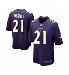 Mens Baltimore Ravens 21 Mark Ingram II Game Purple Team Color Football Jersey Mens Baltimore Ravens 21 Mark Ingram II Game Purple Team Color Football Jersey