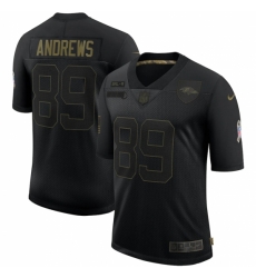 Men's Baltimore Ravens #89 Mark Andrews Black Nike 2020 Salute To Service Limited Jersey Men's Baltimore Ravens #89 Mark Andrews Black Nike 2020 Salute To Service Limited Jersey