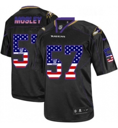 Mens Nike Baltimore Ravens 57 CJ Mosley Elite Black USA Flag Fashion NFL Jersey Mens Nike Baltimore Ravens 57 CJ Mosley Elite Black USA Flag Fashion NFL Jersey