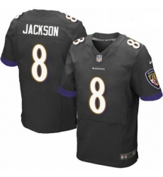 Mens Nike Baltimore Ravens 8 Lamar Jackson Elite Black Alternate NFL Jersey Mens Nike Baltimore Ravens 8 Lamar Jackson Elite Black Alternate NFL Jersey