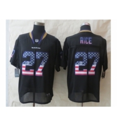 Nike Baltimore Ravens 27 Rice Black Elite USA Flag Fashion NFL Jersey Nike Baltimore Ravens 27 Rice Black Elite USA Flag Fashion NFL Jersey