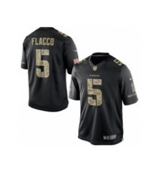 Nike Baltimore Ravens 5 Joe Flacco Black Limited Salute To Service NFL Jersey Nike Baltimore Ravens 5 Joe Flacco Black Limited Salute To Service NFL Jersey