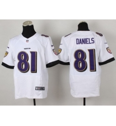 Nike Baltimore Ravens 81 Owen Daniels White Elite NFL Jersey Nike Baltimore Ravens 81 Owen Daniels White Elite NFL Jersey