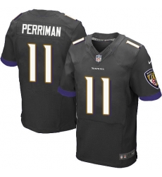 Nike Ravens #11 Breshad Perriman Black Alternate Mens Stitched NFL New Elite Jersey Nike Ravens #11 Breshad Perriman Black Alternate Mens Stitched NFL New Elite Jersey