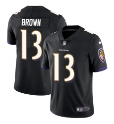 Nike Ravens #13 John Brown Black Alternate Mens Stitched NFL Vapor Untouchable Limited Jersey Nike Ravens #13 John Brown Black Alternate Mens Stitched NFL Vapor Untouchable Limited Jersey