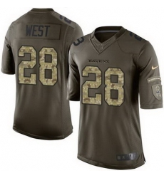 Nike Ravens #28 Terrance West Green Mens Stitched NFL Limited Salute to Service Jersey Nike Ravens #28 Terrance West Green Mens Stitched NFL Limited Salute to Service Jersey
