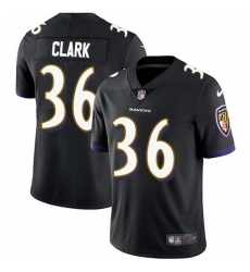 Nike Ravens 36 Chuck Clark Black Alternate Men Stitched NFL Vapor Untouchable Limited Jersey Nike Ravens 36 Chuck Clark Black Alternate Men Stitched NFL Vapor Untouchable Limited Jersey