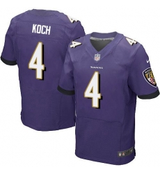 Nike Ravens #4 Sam Koch Purple Team Color Mens Stitched NFL New Elite Jersey Nike Ravens #4 Sam Koch Purple Team Color Mens Stitched NFL New Elite Jersey