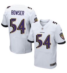 Nike Ravens #54 Tyus Bowser White Mens Stitched NFL New Elite Jersey Nike Ravens #54 Tyus Bowser White Mens Stitched NFL New Elite Jersey