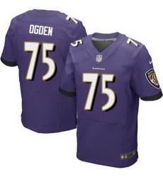 Nike Ravens #75 Jonathan Ogden Purple Team Color Men Stitched NFL New Elite Jersey Nike Ravens #75 Jonathan Ogden Purple Team Color Men Stitched NFL New Elite Jersey