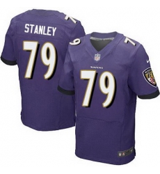 Nike Ravens #79 Ronnie Stanley Purple Team Color Mens Stitched NFL New Elite Jersey Nike Ravens #79 Ronnie Stanley Purple Team Color Mens Stitched NFL New Elite Jersey