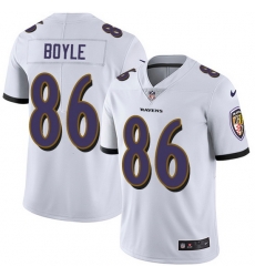 Nike Ravens 86 Nick Boyle White Men Stitched NFL Vapor Untouchable Limited Jersey Nike Ravens 86 Nick Boyle White Men Stitched NFL Vapor Untouchable Limited Jersey