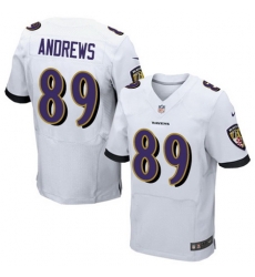 Nike Ravens #89 Mark Andrews White Mens Stitched NFL New Elite Jersey Nike Ravens #89 Mark Andrews White Mens Stitched NFL New Elite Jersey