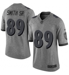 Nike Ravens #89 Steve Smith Sr Gray Mens Stitched NFL Limited Gridiron Gray Jersey Nike Ravens #89 Steve Smith Sr Gray Mens Stitched NFL Limited Gridiron Gray Jersey
