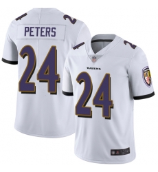 Ravens 24 Marcus Peters White Mens Stitched Football Vapor Untouchable Limited Jersey Ravens 24 Marcus Peters White Mens Stitched Football Vapor Untouchable Limited Jersey