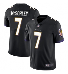 Ravens 7 Trace McSorley Black Alternate Men Stitched Football Vapor Untouchable Limited Jersey Ravens 7 Trace McSorley Black Alternate Men Stitched Football Vapor Untouchable Limited Jersey