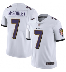 Ravens 7 Trace McSorley White Men Stitched Football Vapor Untouchable Limited Jersey Ravens 7 Trace McSorley White Men Stitched Football Vapor Untouchable Limited Jersey