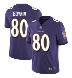 Ravens 80 Miles Boykin Purple Team Color Men Stitched Football Vapor Untouchable Limited Jersey Ravens 80 Miles Boykin Purple Team Color Men Stitched Football Vapor Untouchable Limited Jersey