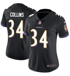 Nike Ravens #34 Alex Collins Black Alternate Womens Stitched NFL Vapor Untouchable Limited Jersey Nike Ravens #34 Alex Collins Black Alternate Womens Stitched NFL Vapor Untouchable Limited Jersey