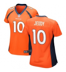 Women Broncos 10 Jerry Jeudy Navy Orange Alternate Stitched Season Vapor Untouchable Limited Jersey Women Broncos 10 Jerry Jeudy Navy Orange Alternate Stitched Season Vapor Untouchable Limited Jersey