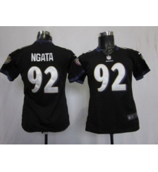 Women Nike Baltimore Ravens #92 Haloti Ngata Black Nike NFL Jerseys Women Nike Baltimore Ravens #92 Haloti Ngata Black Nike NFL Jerseys