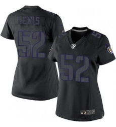 Womens Nike Baltimore Ravens 52 Ray Lewis Limited Black Impact NFL Jersey Womens Nike Baltimore Ravens 52 Ray Lewis Limited Black Impact NFL Jersey