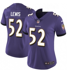 Womens Nike Baltimore Ravens 52 Ray Lewis Purple Team Color Vapor Untouchable Limited Player NFL Jersey Womens Nike Baltimore Ravens 52 Ray Lewis Purple Team Color Vapor Untouchable Limited Player NFL Jersey