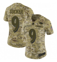 Womens Nike Baltimore Ravens 9 Justin Tucker Limited Camo 2018 Salute to Service NFL Jersey Womens Nike Baltimore Ravens 9 Justin Tucker Limited Camo 2018 Salute to Service NFL Jersey