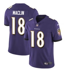 Nike Ravens #18 Jeremy Maclin Purple Team Color Youth Stitched NFL Vapor Untouchable Limited Jersey Nike Ravens #18 Jeremy Maclin Purple Team Color Youth Stitched NFL Vapor Untouchable Limited Jersey