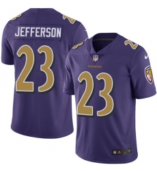 Nike Ravens #23 Tony Jefferson Purple Youth Stitched NFL Limited Rush Jersey Nike Ravens #23 Tony Jefferson Purple Youth Stitched NFL Limited Rush Jersey