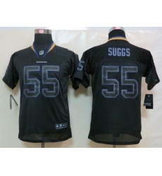 Nike Ravens #55 Terrell Suggs Lights Out Black Youth Stitched NFL Elite Jersey Nike Ravens #55 Terrell Suggs Lights Out Black Youth Stitched NFL Elite Jersey