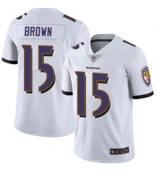 Ravens 15 Marquise Brown White Youth Stitched Football Vapor Untouchable Limited Jersey Ravens 15 Marquise Brown White Youth Stitched Football Vapor Untouchable Limited Jersey