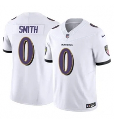 Youth Baltimore Ravens Roquan Smith #0 White 2023 F U S E Vapor Jersey Youth Baltimore Ravens Roquan Smith #0 White 2023 F U S E Vapor Jersey