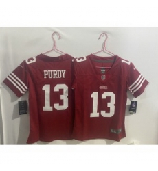 Youth Nike 49ers 13 Brock Purdy Red Vapor Limited Jersey Youth Nike 49ers 13 Brock Purdy Red Vapor Limited Jersey