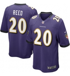 Youth Nike Baltimore Ravens 20# Ed Reed Game Purple Color Jersey Youth Nike Baltimore Ravens 20# Ed Reed Game Purple Color Jersey