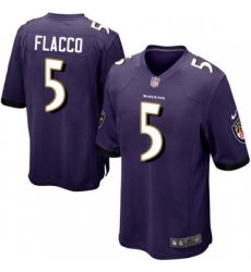 Youth Nike Baltimore Ravens 5 Joe Flacco Game Purple Team Color NFL Jersey Youth Nike Baltimore Ravens 5 Joe Flacco Game Purple Team Color NFL Jersey