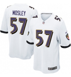 Youth Nike Baltimore Ravens 57 CJ Mosley Game White NFL Jersey Youth Nike Baltimore Ravens 57 CJ Mosley Game White NFL Jersey