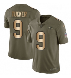 Youth Nike Baltimore Ravens 9 Justin Tucker Limited OliveGold Salute to Service NFL Jersey Youth Nike Baltimore Ravens 9 Justin Tucker Limited OliveGold Salute to Service NFL Jersey