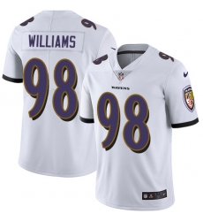 Youth Nike Ravens 98 Brandon Williams White Stitched NFL Vapor Untouchable Limited Jersey Youth Nike Ravens 98 Brandon Williams White Stitched NFL Vapor Untouchable Limited Jersey