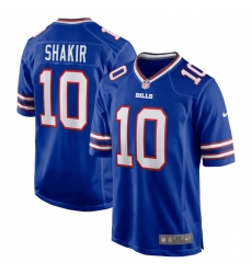 Men Buffalo Bills 10 Khalil Shakir Blue Limited Jersey Men Buffalo Bills 10 Khalil Shakir Blue Limited Jersey