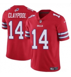 Men Buffalo Bills 14 Chase Claypool Red 2024 Vapor Untouchable Limited Stitched Football Jersey Men Buffalo Bills 14 Chase Claypool Red 2024 Vapor Untouchable Limited Stitched Football Jersey