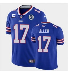 Men Buffalo Bills 17 Josh Allen 2022 Royal With 4 Star C Patch And NO 3 Patch Vapor Untouchable Limited Stitched Jersey Men Buffalo Bills 17 Josh Allen 2022 Royal With 4 Star C Patch And NO 3 Patch Vapor Untouchable Limited Stitched Jersey
