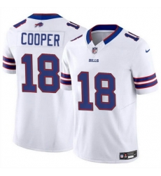 Men Buffalo Bills 18 Amari Cooper White 2024 F U S E Vapor Untouchable Limited Stitched Football Jersey Men Buffalo Bills 18 Amari Cooper White 2024 F U S E Vapor Untouchable Limited Stitched Football Jersey