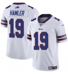 Men Buffalo Bills 19 KJ Hamler White 2024 Vapor Untouchable Limited Stitched Football Jersey Men Buffalo Bills 19 KJ Hamler White 2024 Vapor Untouchable Limited Stitched Football Jersey
